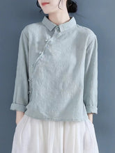 Tang Suit Wear Shirts Chinese Style Cotton And Linen Hanfu Top | Urban Wear Outsiders