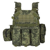 Adjustable Nylon 6094 Camouflage Plate Carrier Vest Multi