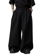 Adjustable Japandi Flowy Wide Leg Trousers