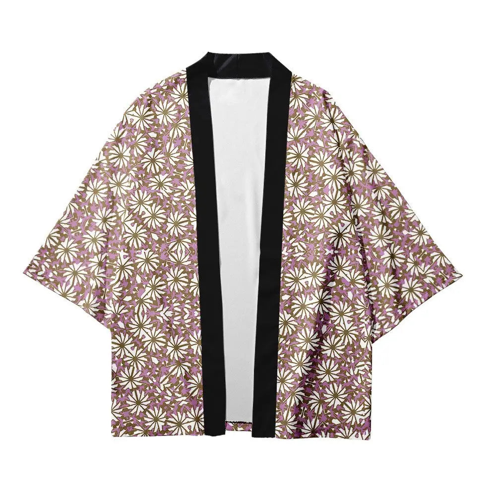 Aesthetic Flowers Japanese Style Kimono - KIMONO