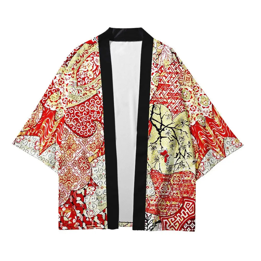 Aesthetic Flowers Japanese Style Kimono - KIMONO