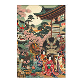 Akira Hokusai - Japanese Yōkai Rug