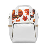 Amelia Harvest Shoulder Handbag with Autumn Fox Design