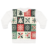 Area Christmas Sweatshirt Festive Luminary Wonderland Print
