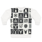 Area Christmas Sweatshirt with Festive Wonderland Prints XS