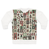 Area Mosaic Christmas Sweatshirt Festive Radiance Style XS