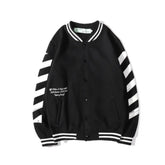 Arrow Baseball Button Jacket for Men M / Black