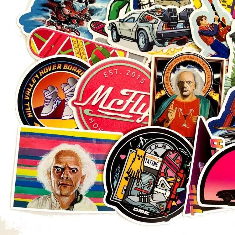 Back To The Future Stickers