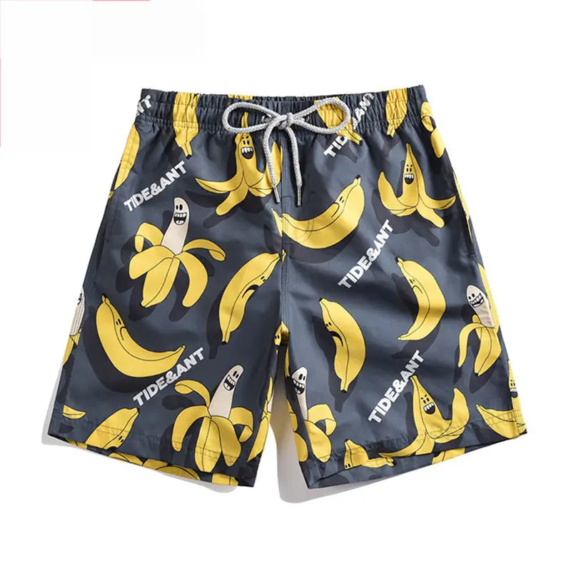 Banana Beach Shorts - M / Grey