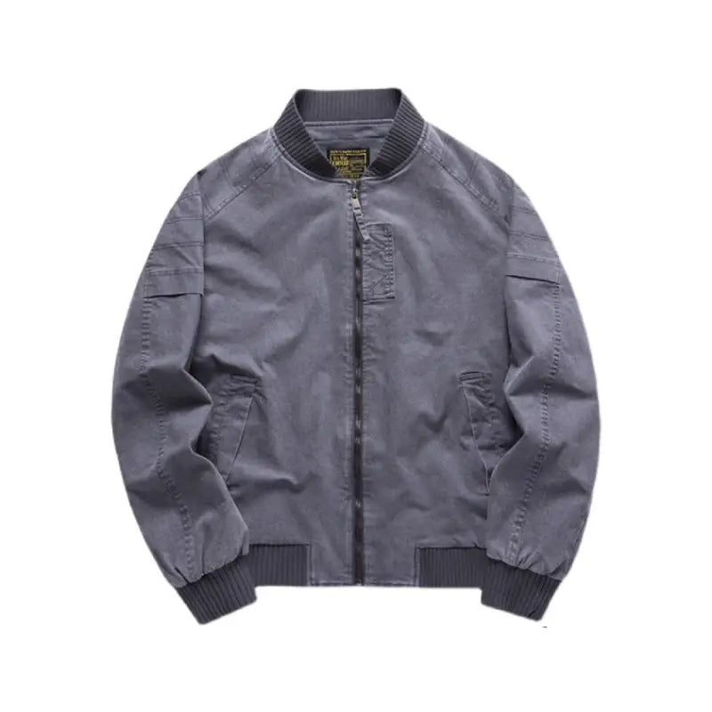 Baseball loose jacket - Gray / XL - Jacket