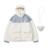 Bear Thick Cotton Padded Coat for Winter Warmth