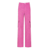 Big Pockets Wide Leg Trousers