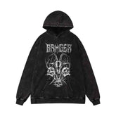 Black Banger Skulls Hoodie