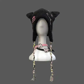 Black Skull and Cat Ear Hats