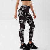 Black Skull Legging for Everyday Comfort