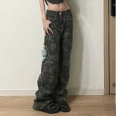 Camouflage Green Cargo Pants