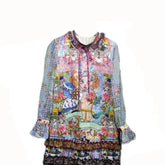 Cartoon Flowers Vintage Dress Print