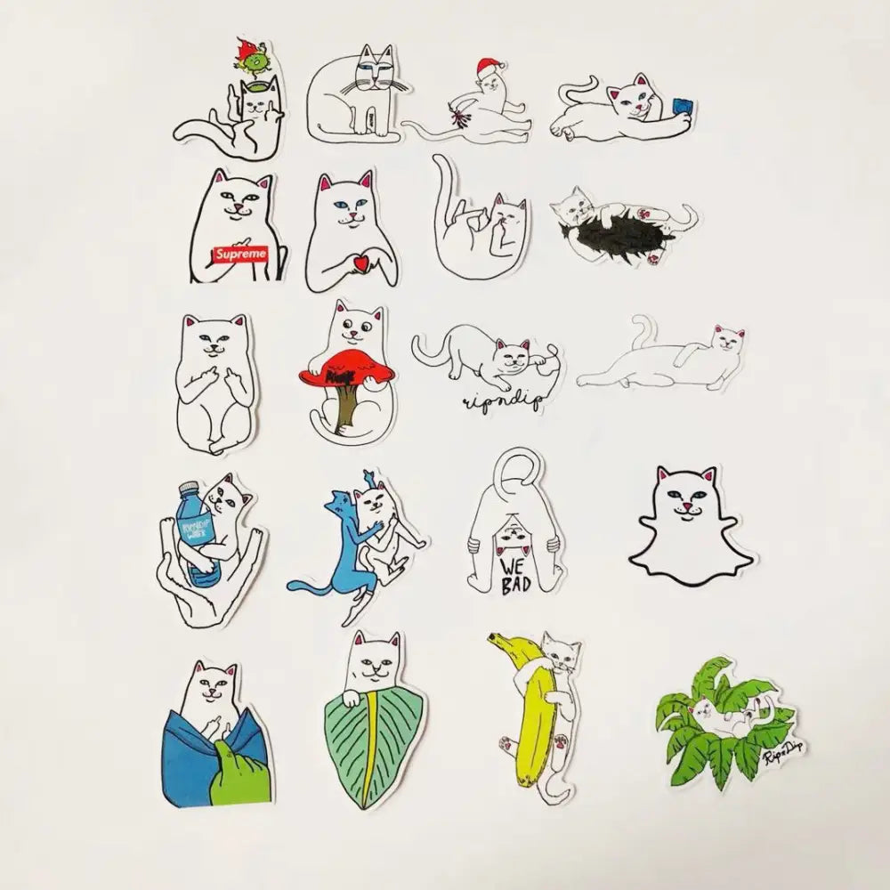 Cats Lover 50 Stickers - sheets set