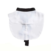 Chiffon Halter Turtleneck Sleeveless Blouse with Back Bow