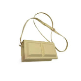 Chocolate Small Shaped Shoulder Bag 18.5 x 6.5 10 cm