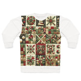 Christmas Patchwork Sweatshirt Enchanted Yuletide