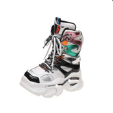Chrome Colors Soft Platform Boots Euro Size Guide White / 34