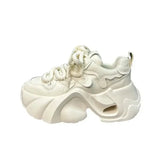 Chunky Platform Lace Sneakers Euro Size