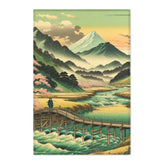 Classic Japanese Aesthetic Area Rug Beautifully Portrays