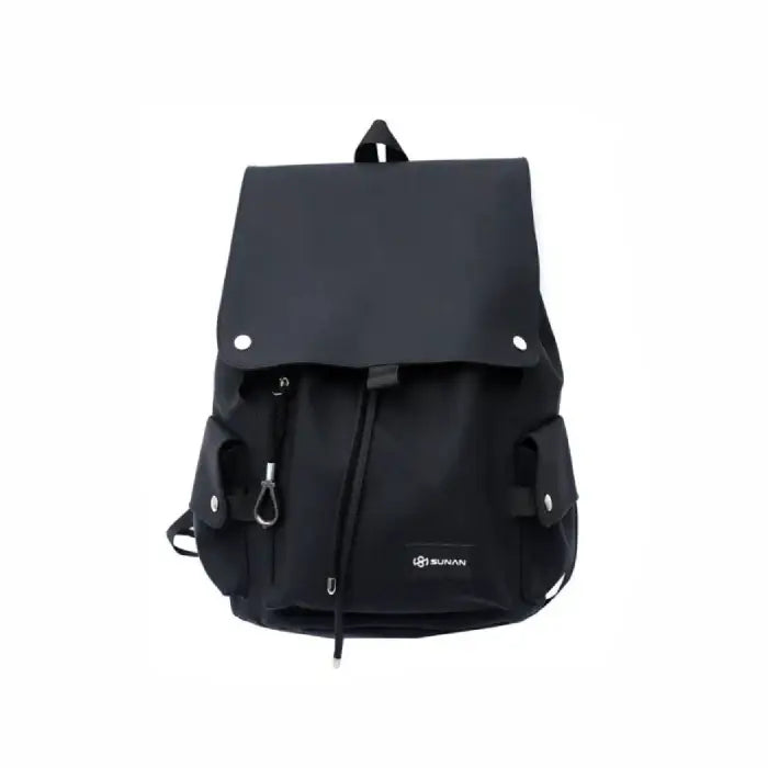 Color Contrast Multi-function Backpack - Black / One Size