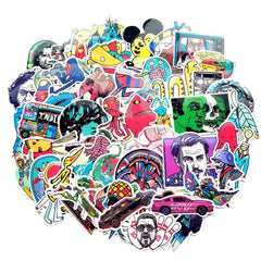 Colorful Grafitti Stickers Pack - Color / 60 Pcs