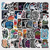 Cosmos Astronaut Waterproof Sticker