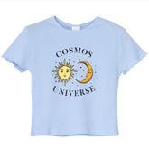 Cosmos Universe Short-Sleeved Blouse