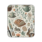 Cottagecore Inspired Picnic Blanket with Woodland