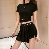 Crescent Moon Blouse and Skirt Set