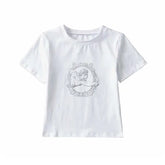 Cupid’s Mirror Graphic Top for Women White / S