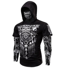 Cyberpunk Ninja Sweatshirt Hooded - G13 black / S