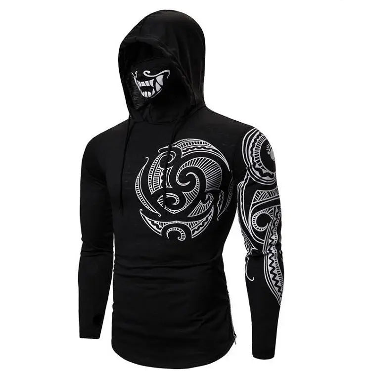 Cyberpunk Ninja Sweatshirt Hooded - G14 black / S