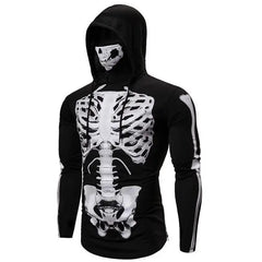 Cyberpunk Ninja Sweatshirt Hooded - G15 black / S