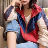 Women's Winter Color Block Parka