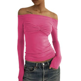 Fairycore Off-Shoulder Long Sleeve Blouse