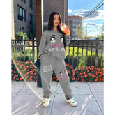 Feeling Emotions Two-Piece Sweatpants Set for Adults