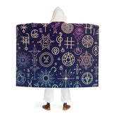 Fiona Ecliptica - Moon Phases Hooded Sherpa Blanket