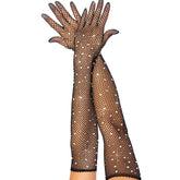 Flash Diamond Mesh Gloves