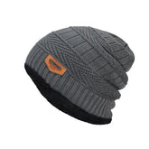 Fluffy Winter Angora Knitted Beanie