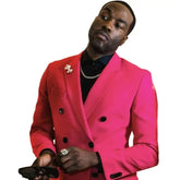 Fuchsia Tuxedos Slim Fit Two Piece Suit