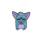 Furby Vaporwave Enamel Pin Cute Retro Toy Design