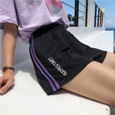 Game Start Over Short Pants Above Knee Style Violet / M