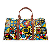 Geometric Travel Bag with Vibrant Pattern Design 20’’ x