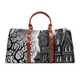 Gothic Art Black and White Area Travel Bag 20’’ x 12’’