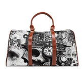 Gothic Style Unique Area Travel Bag 20’’ x 12’’ / Brown